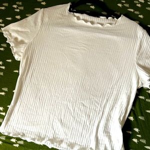 White plain Top